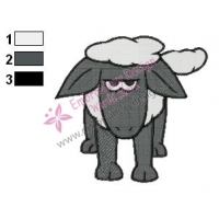 New Shaun The Sheep Embroidery Design